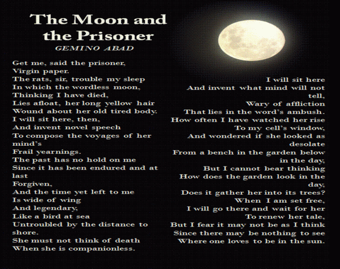 The Moon and the Prisoner by: Gemino Abad